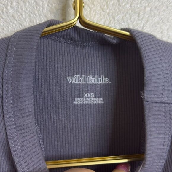 NWT- Wild Fable (2)- slate grey cropped tank- Size XXS - Picture 4 of 7